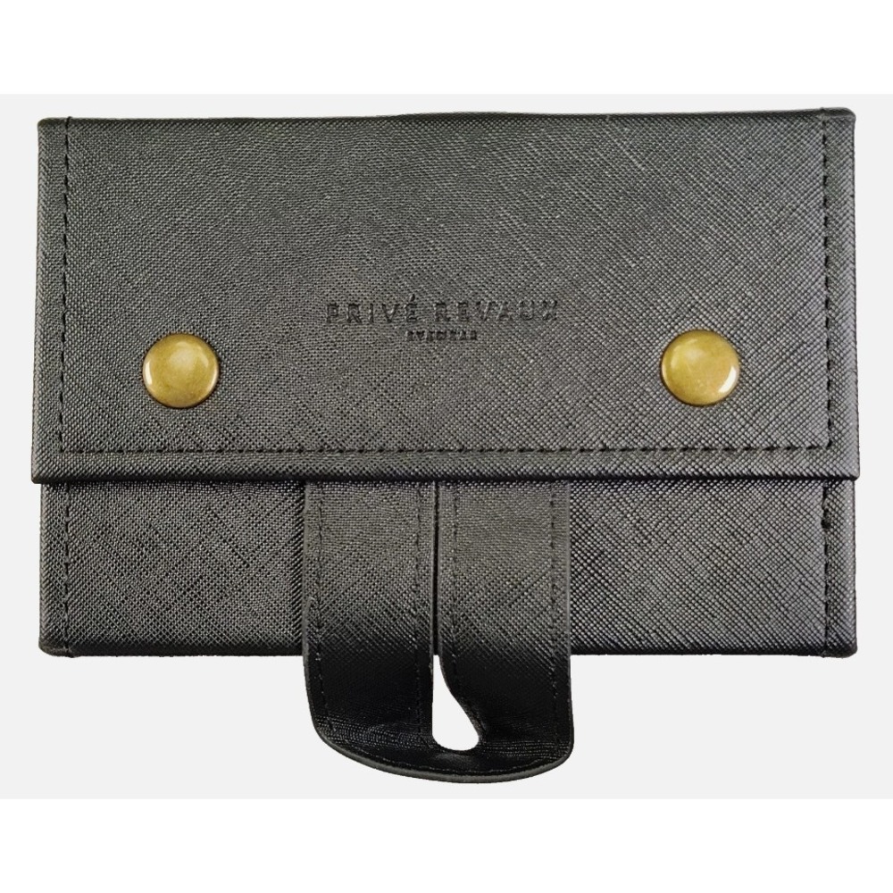 Prive Revaux Black 4-Slot Travel Sunglasses & Eyeglasses Case Organizer Foldable
